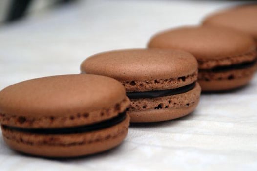 Chocolate Macarons